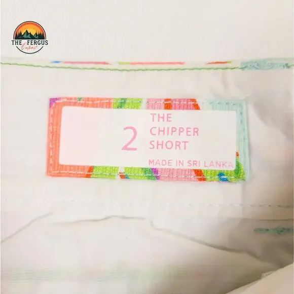 Lilly Pulitzer The Chipper Shorts 10” Floral Belted Pockets Cotton Womens Sz 2 - Picture 5 of 11